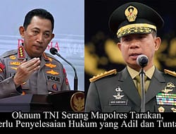 *Oknum TNI Serang Mapolres Tarakan, Wilson Lalengke: Perlu Penyelesaian Hukum yang Adil dan Tuntas*